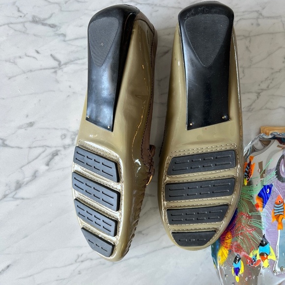 Robert Zur Perlata Driving Loafers, Taupe Patent and True Glove Combo, Size 9 AA - Picture 6 of 9